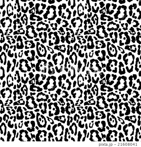 Black white leopard,jaguar seamless pattern design 21608041