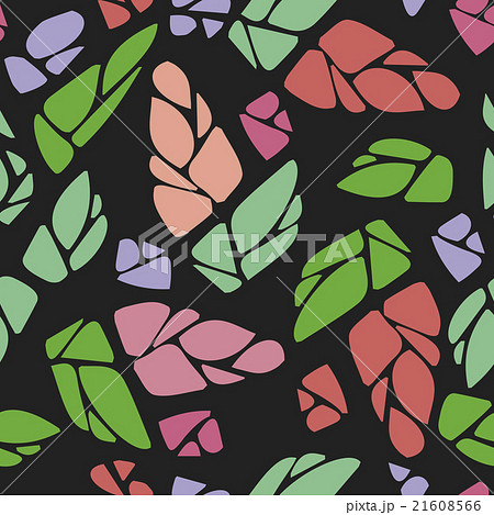 Seamless pattern with cones of hops  21608566