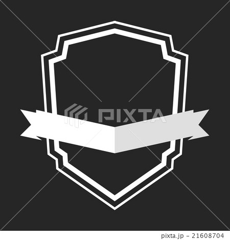 Blank retro vintage badge and label. 21608704
