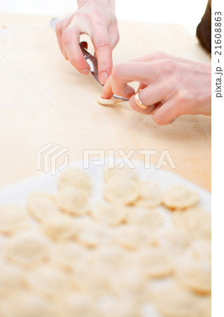 Orecchiette raw homemade Orecchiette raw homemade 21608863