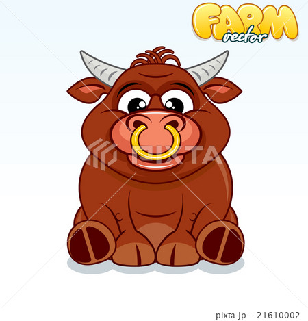 Cute Cartoon Bull Cute Cartoon Bull 21610002