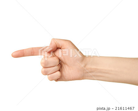 Female caucasian hand gesture isolated Female caucasian hand gesture isolated 21611467