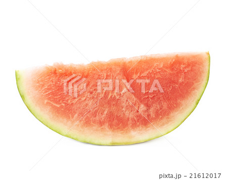Single slice of a watermelon fruit isolated Single slice of a watermelon fruit isolated 21612017