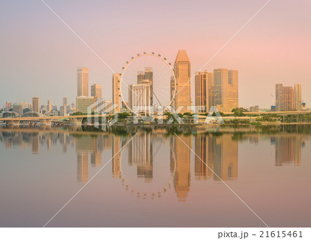 Singapore Skyline and view of Marina Bay Singapore Skyline and view of Marina Bay 21615461