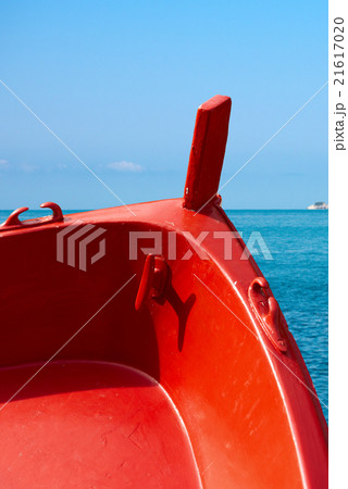 Red Prow of Rowing Boat Red Prow of Rowing Boat 21617020