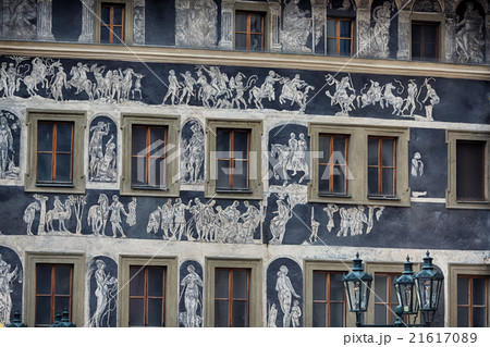 Painted house in Prague 21617089
