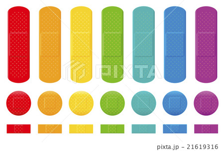 Plasters Colors Adhesive Bandage Collection 21619316