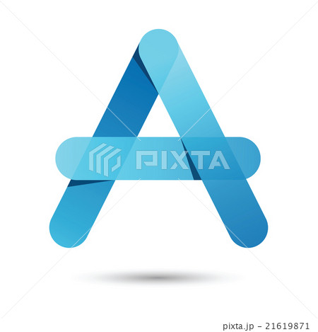 a font vector with blue and pink color 21619871
