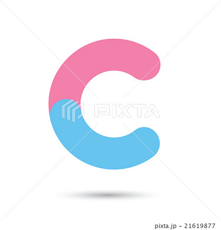 a font vector with blue and pink color 21619877