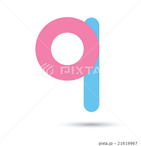 T font vector with blue color 21619967