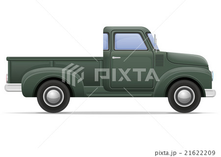 old retro car pickup vector illustration old retro car pickup vector illustration 21622209