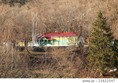 春先の神居古潭駅（函館本線旧線） 21622547
