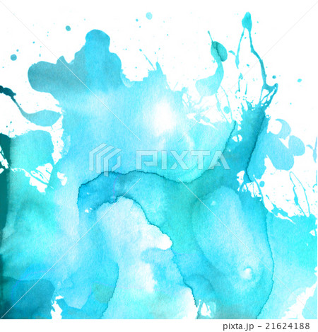 Water splash bright blue background image 21624188