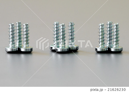 Nine screws close up Nine screws close up 21626230