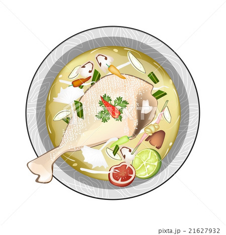 Chicken Tom Yum or Thai Sour Soup with Chicken 21627932