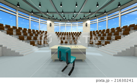 円形ホールのイラスト素材