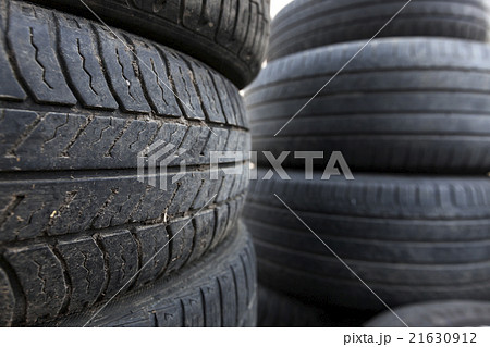 used car tires. close-up   21630912