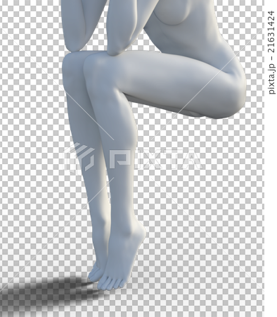 Female image White mannequin perming3DCG Illustration material Female image White mannequin perming3DCG Illustration material 21631424