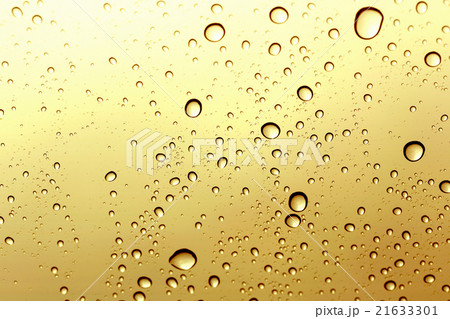 Gold water drop windshiled background. 21633301