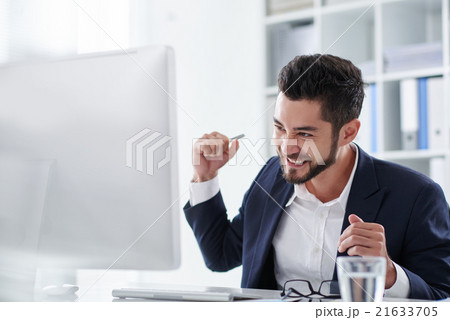 Excited with success Excited with success 21633705