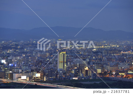 大阪市街地の展望(夜景) 大阪市街地の展望(夜景) 21637781