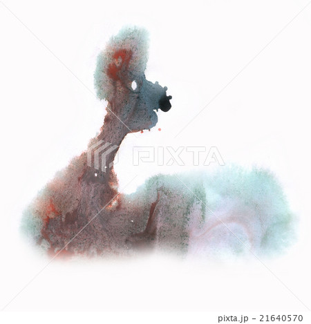 color splash stroke abstract blue brown watercolor 21640570
