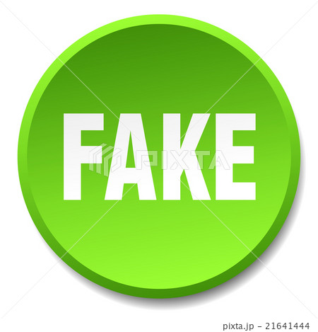 fake green round flat isolated push button fake green round flat isolated push button 21641444
