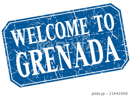 welcome to Grenada blue square grunge stamp welcome to Grenada blue square grunge stamp 21642008