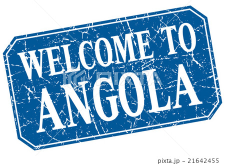 welcome to Angola blue square grunge stamp welcome to Angola blue square grunge stamp 21642455
