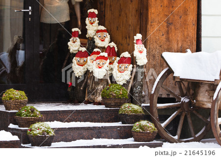 Christmas dolls on a street 21645196