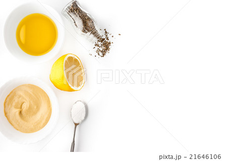 Seasoning set on the white background horizontal 21646106