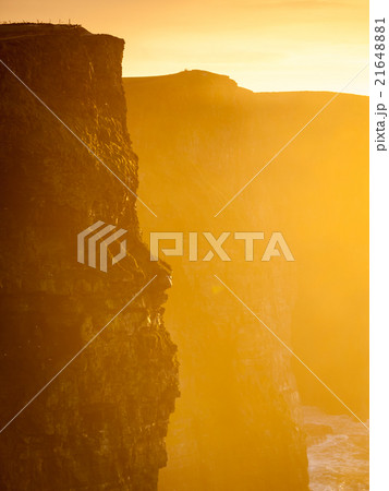 Cliffs of Moher at sunset in Co. Clare Ireland Europe. 21648881