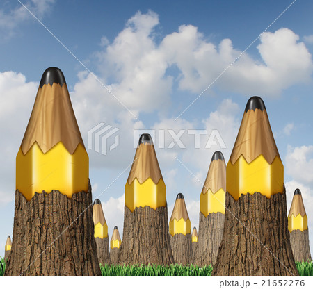 Pencil Tree Concept 21652276