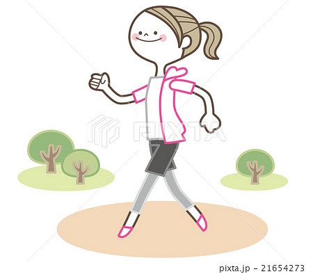 Walking Ladies Stock Illustration