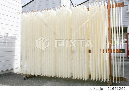 素麺　天日干し風景 21661262