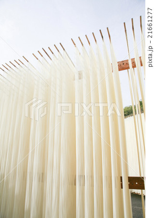 素麺　天日干し風景 21661277