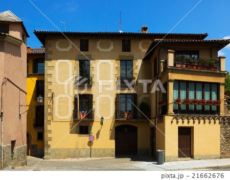 picturesque house of old Catalan town. Vic picturesque house of old Catalan town. Vic 21662676