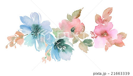 Flowers watercolor illustration Flowers watercolor illustration 21663339