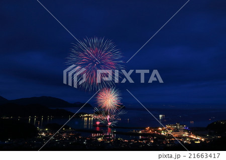 周防大島　花火大会 21663417