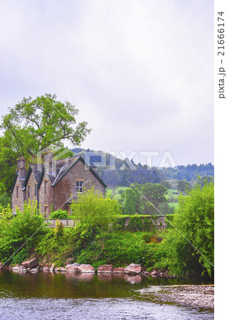 Old house in Brecon Beacons in South Wales 21666174