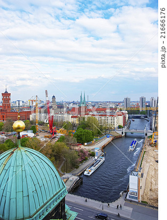 Panoramic view from Berlin Cathedral to Spree 21666176