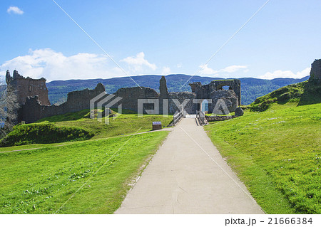 Gatehouse of Urquhart Castle in Loch Ness Gatehouse of Urquhart Castle in Loch Ness 21666384