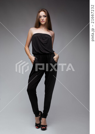 Fashion girl in studio 21667232