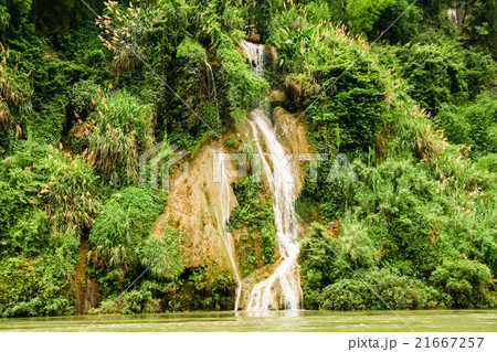 Small waterfall in china nature Small waterfall in china nature 21667257