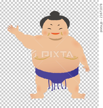 Wrestler (anko type) pointing finger 21671078