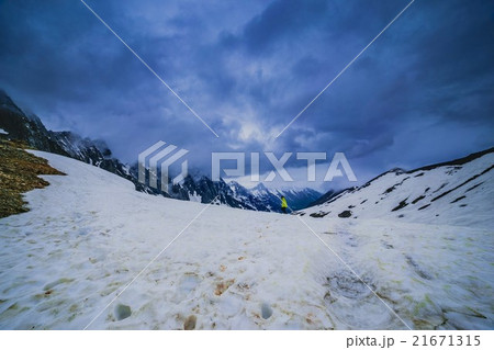 Hiking on glacier and snow mountain, Kashmir India Hiking on glacier and snow mountain, Kashmir India 21671315