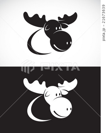 Vector image of moose design Vector image of moose design 21673639