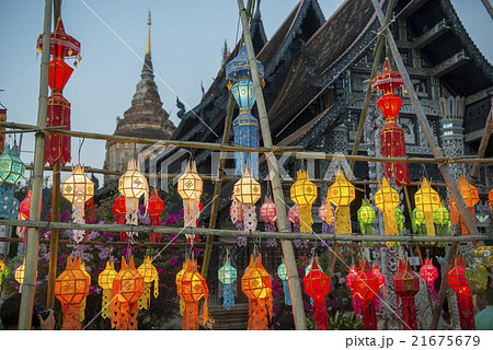 ASIA THAILAND CHIANG LOY KRATHONG FESTIVAL ASIA THAILAND CHIANG LOY KRATHONG FESTIVAL 21675679