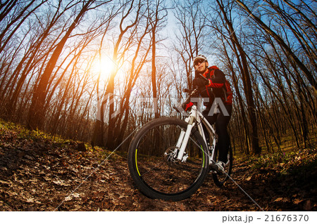 Cyclist Riding the Bike Cyclist Riding the Bike 21676370