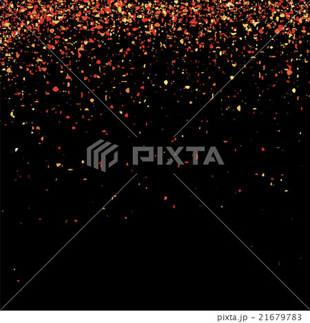 Red Confetti Isolated on Black Background Red Confetti Isolated on Black Background 21679783
